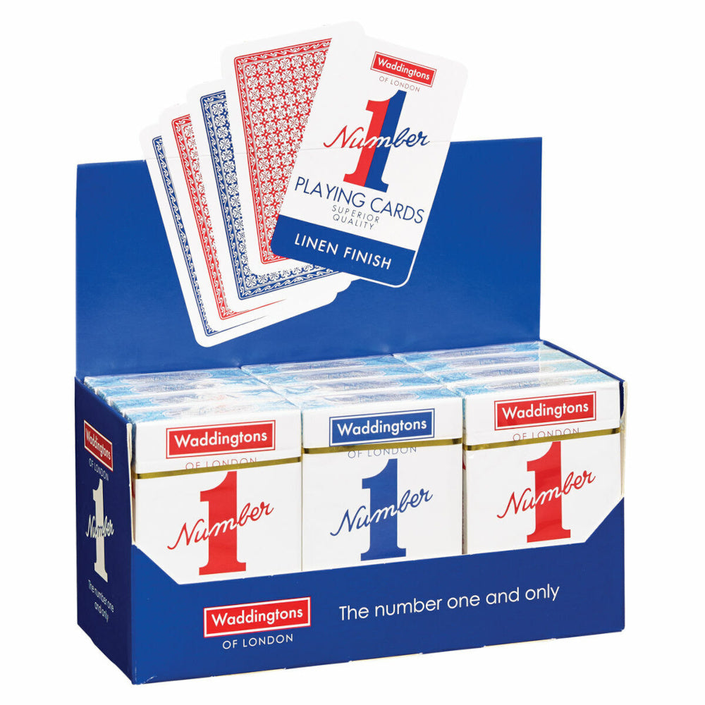 Waddingtons No. 1 of London: Playing Cards: Blue & Red