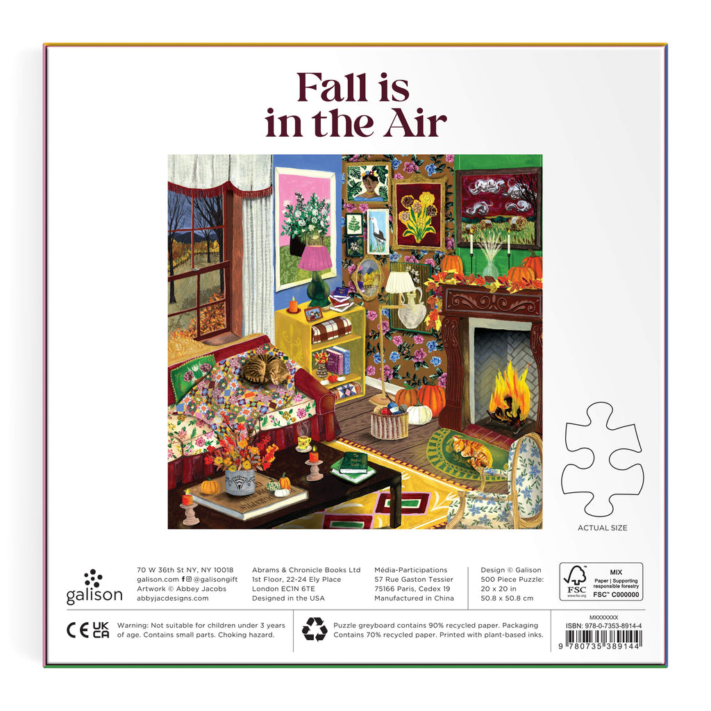 Fall Is in the Air 500 Piece Puzzle
